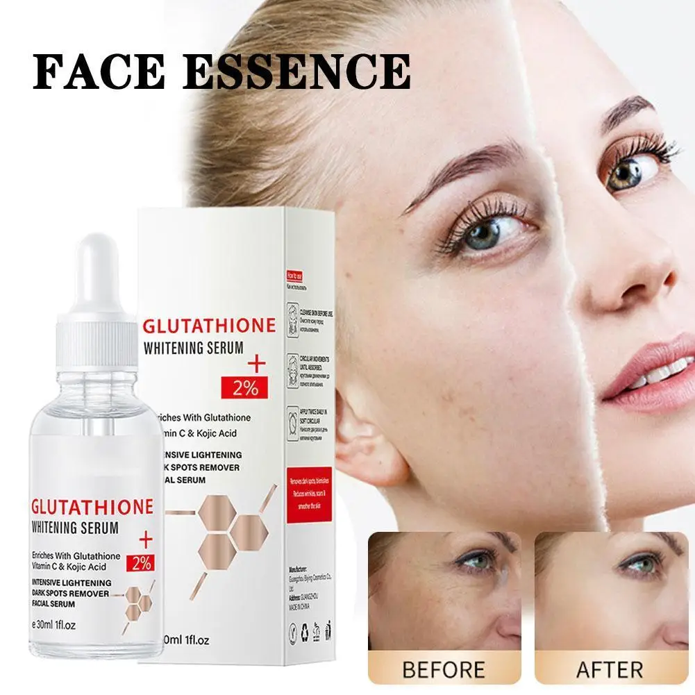 

Glutathione Serum Remove Melasma Dark Spot Dilute with Vitamin Whitening Serum Essence Moisturizing C Kojic Face Ac V3I4