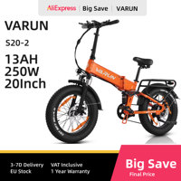 Varun S20-2 AdultCity Folding EBike With Dual Disc Brake20*4 ” Mountain Electic Bicycle 48V13Ah Battery 250W Motor Electic Bike