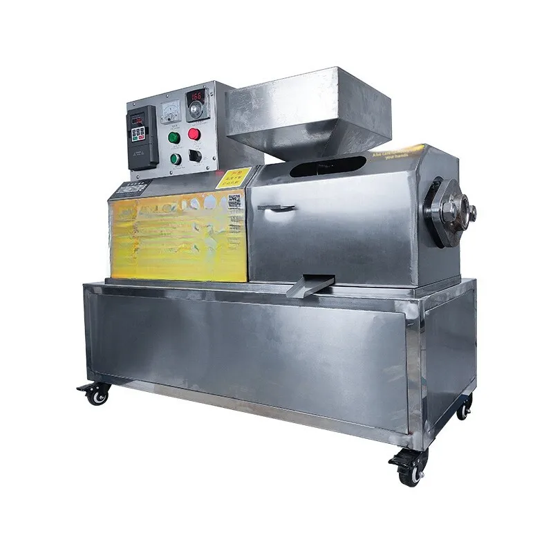 Vertical Stall Household Peanut Automatic Spiral Commercial Raw Rapeseed Sesame Oil Press