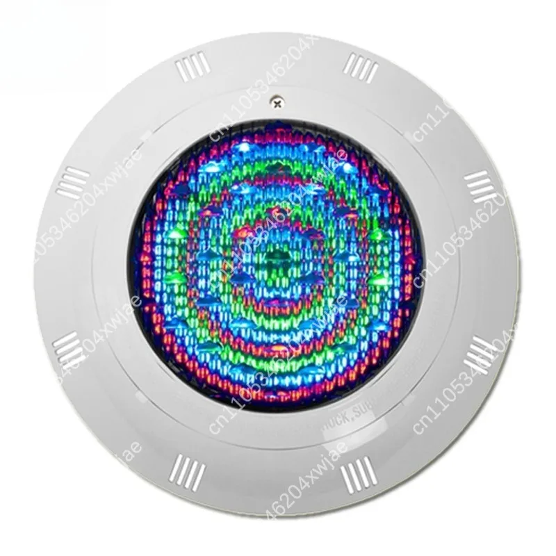 Color Changing Underwater LED Pool Light Plastic Housing Wall Mount Side Install IP68 Waterproof