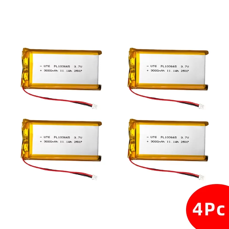 Heltec 3.7V LiPo Batterij 800mAh 3000mAh SH1.25 Connector voor LoRa 32 V3 V4 T114 Wireless Stick Meshtastic Meshcore Node Kit - afbeelding 1