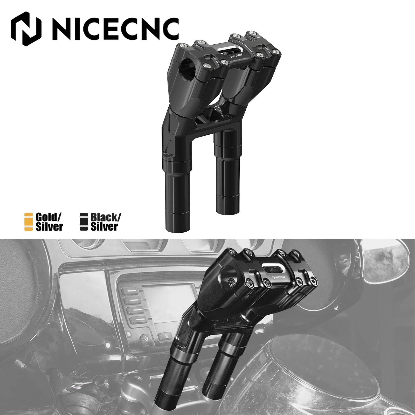 Kickback Handlebar Riser 8