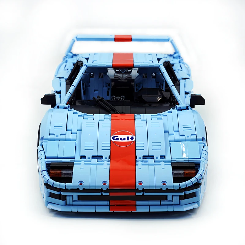 

Высококачественный MOC F40, высокотехнологичный модифицированный масляный порошок Gulf, синий Sprots, автомобиль 1:8, модель, строительные блоки, игрушка-головоломка «сделай сам», рождественские подарки для мальчиков