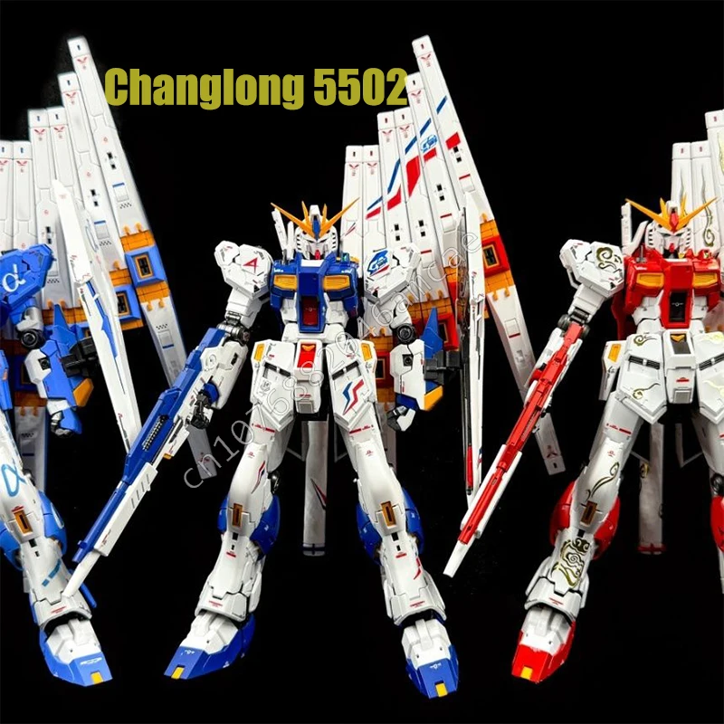 

CHANGLONG Model RG 1/144 5502 Rx-93 V NU Assembly Model Kit Changlong 5502 Movable Joints Collectible Robot Kits Toys Models