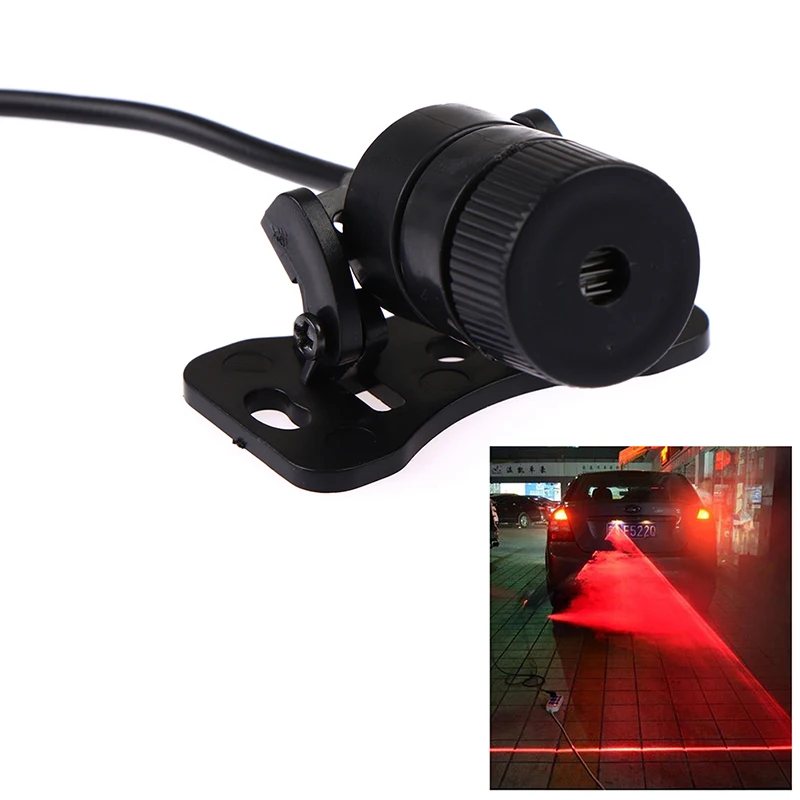 Lâmpada LED Laser Tail para carro e motocicleta, Auto Taillight, Luz de advertência do freio, Lâmpada traseira