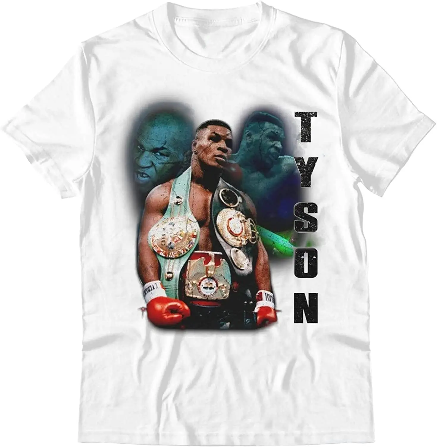 Mike Tyson Boxing Vintage 90's Men T-Shirt Short Sleeve Casual 100% Cotton Summer TShirts Size S-3XL