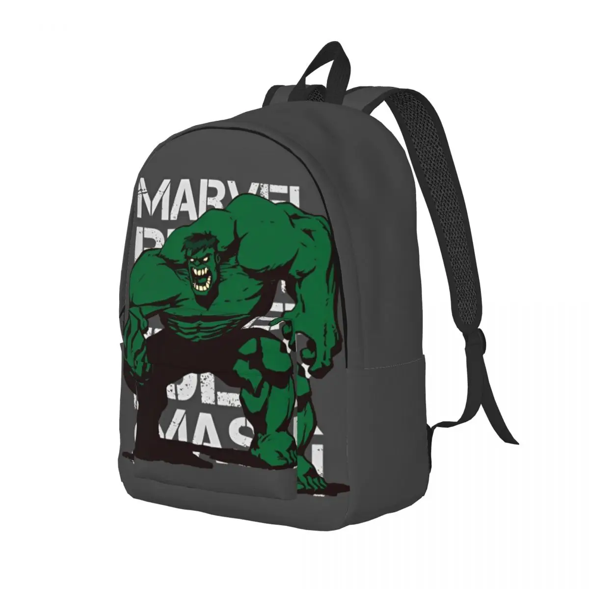 The Incredible Hulk Comic Backpack for Men Women Cool High School Hiking Travel Daypack Laptop Shoulder Bag Durable