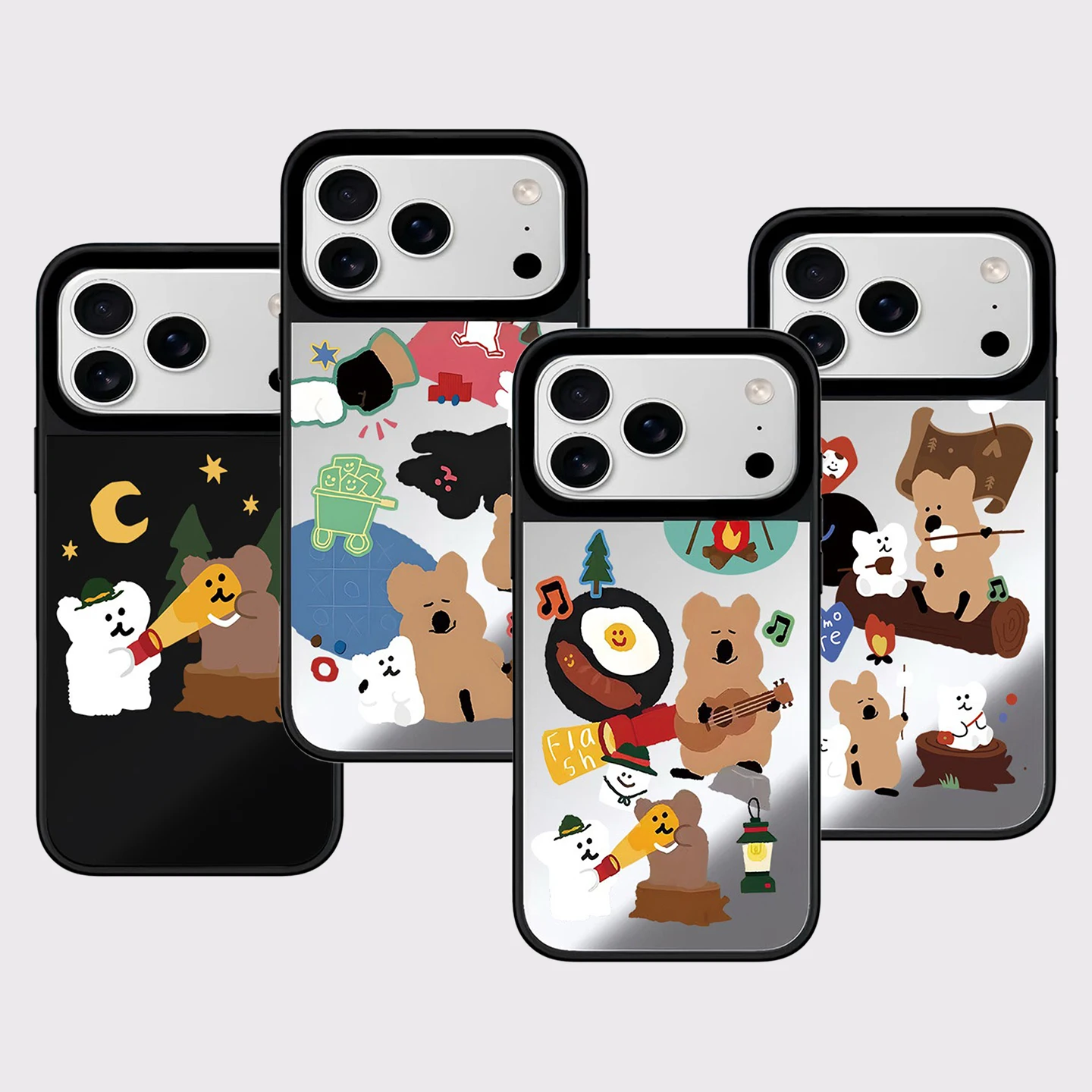 60904100 Mirror Surface Magnetic Phone Case Cover for IPhone 13 14 15 16 17 18 Pro Max Case