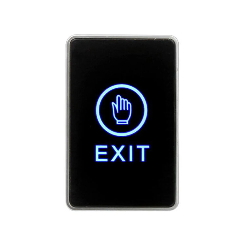 86*50mm Backlight Push Touch Exit Button Infrared Contactless Door Release Switch for access Control System With LED Indicator