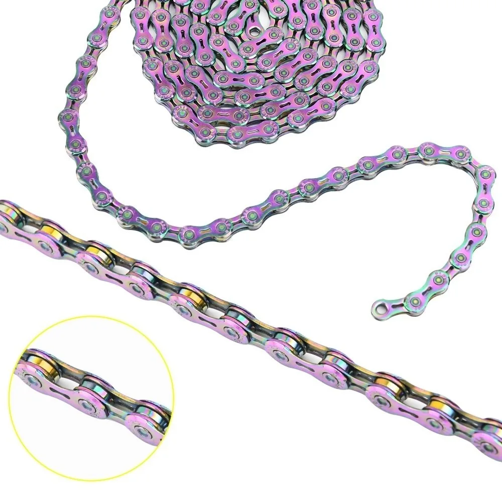 

12 Speed Bike Chain 1/2 X 11/128 Inch High Carbon Steel Road Bike Chain Easy Installation Extra Lightweight