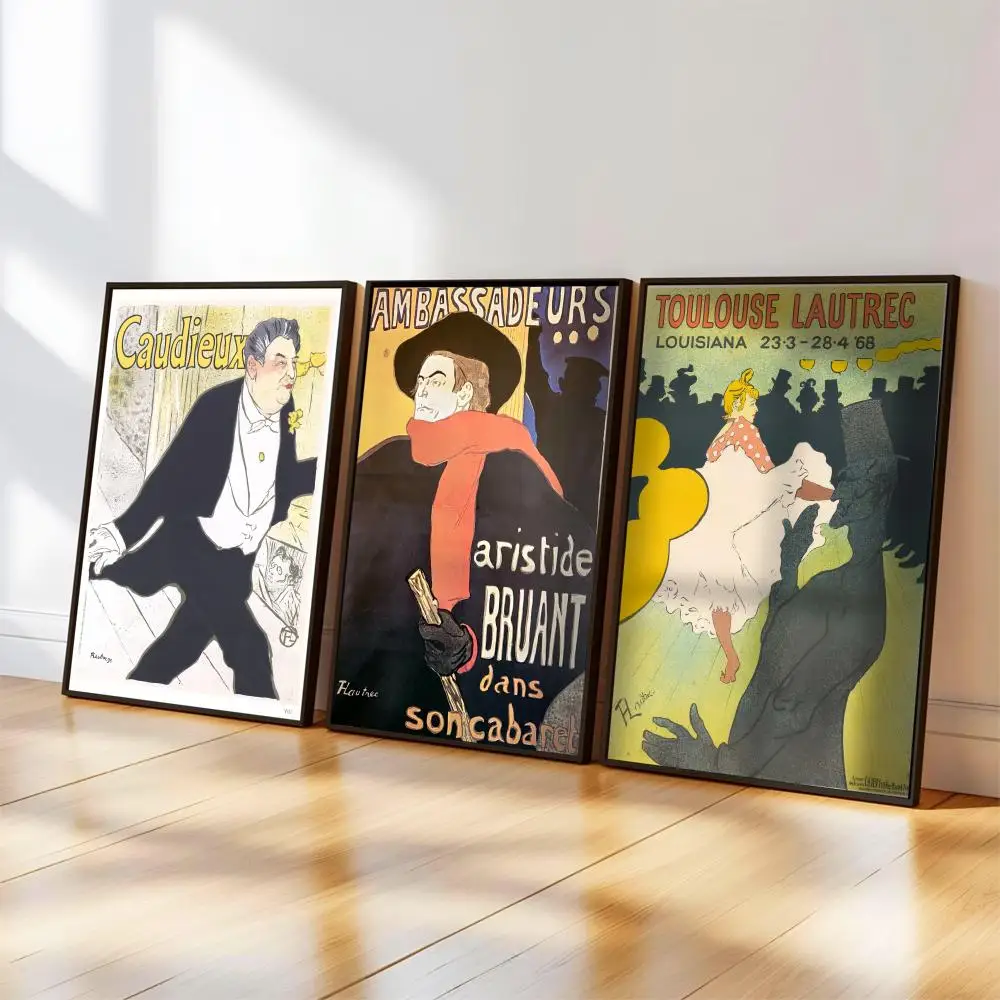 T-Toulouse Lautrec Art Design Poster, Musikalbum-Cover für Zimmer, Leinwandgemälde, Kunstdruck, Heimwanddekoration, Bild, Geschenk