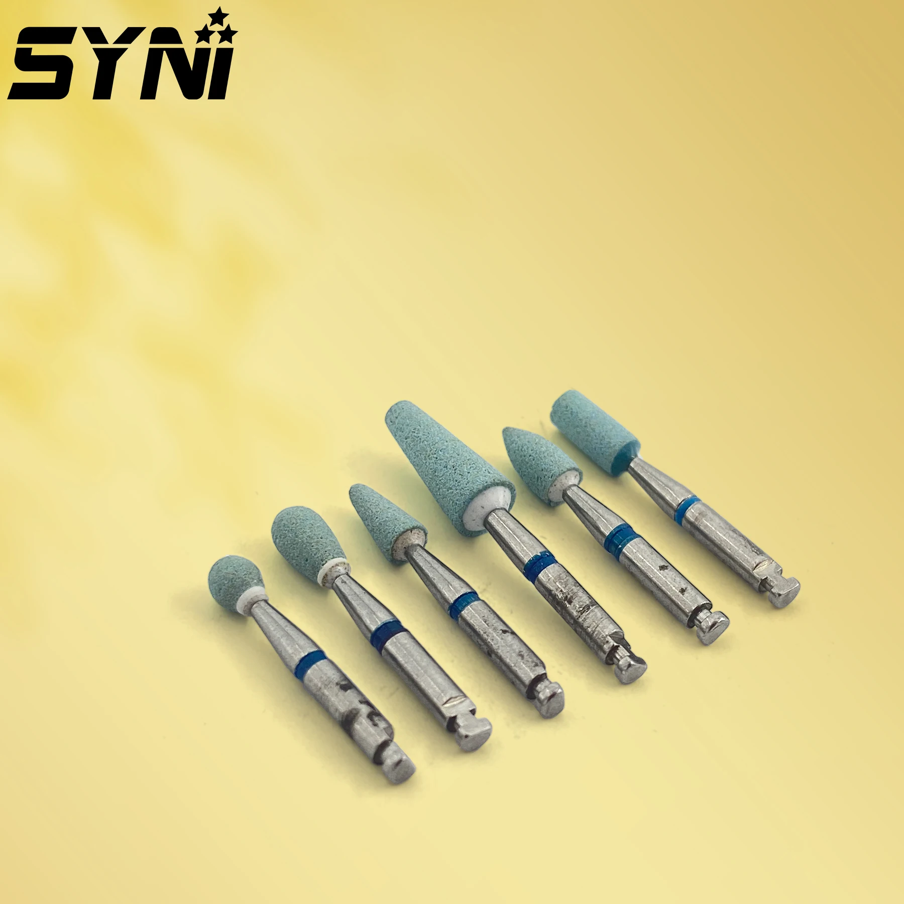 

SYNI Dental Lab Grinder Ceramic Diamond Polisher RA2.35 Polishing Head Coarse Grinding Stone Dentistry Lab Dentist Products