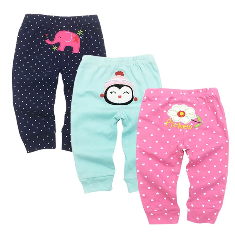 3 Packs Unisex Baby Pants Spring Summer Kids Harem PP Trousers Cotton Knitted Boy Girl Toddler Leggings Newborn Infant Clothing