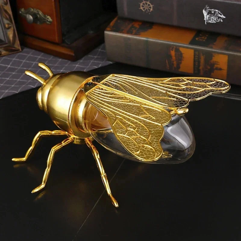Large Bee Honey Jar With Spoon Airtight Glass Kitchen Container Rustic Table Decor For Women And Couples Cozy Morning Gift