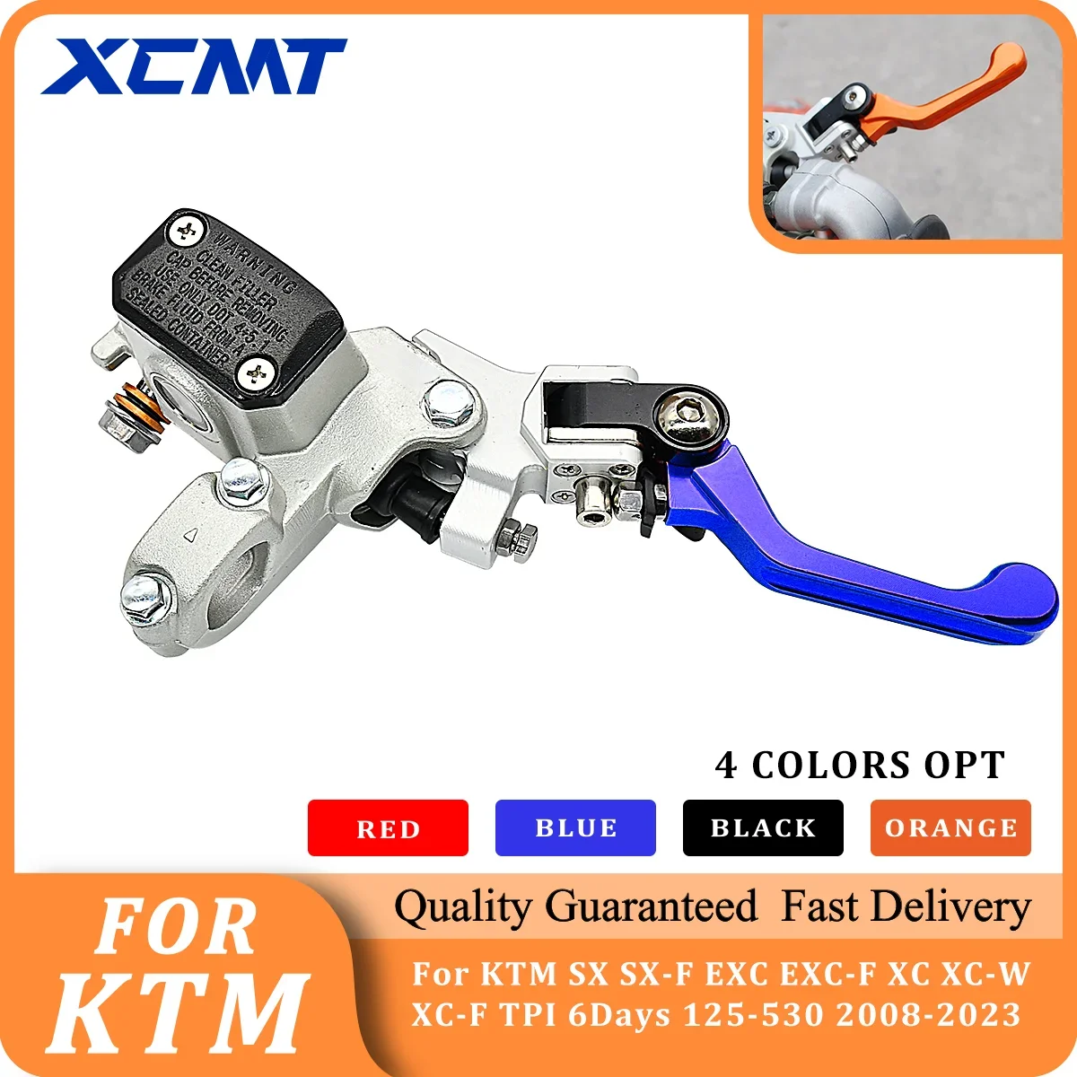 

Motocross Right Brake Master Cylinder Clutch Pump Brake Lever For KTM SX SX-F EXC EXC-F XC XC-W XC-F TPI 6Days 125-530 2008-2023