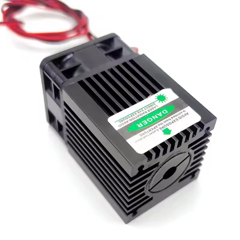 Powerful 1W 520nm Focus Dot Green Laser Module 1000mW for Bird Repelling Highway Warning Lights Indication