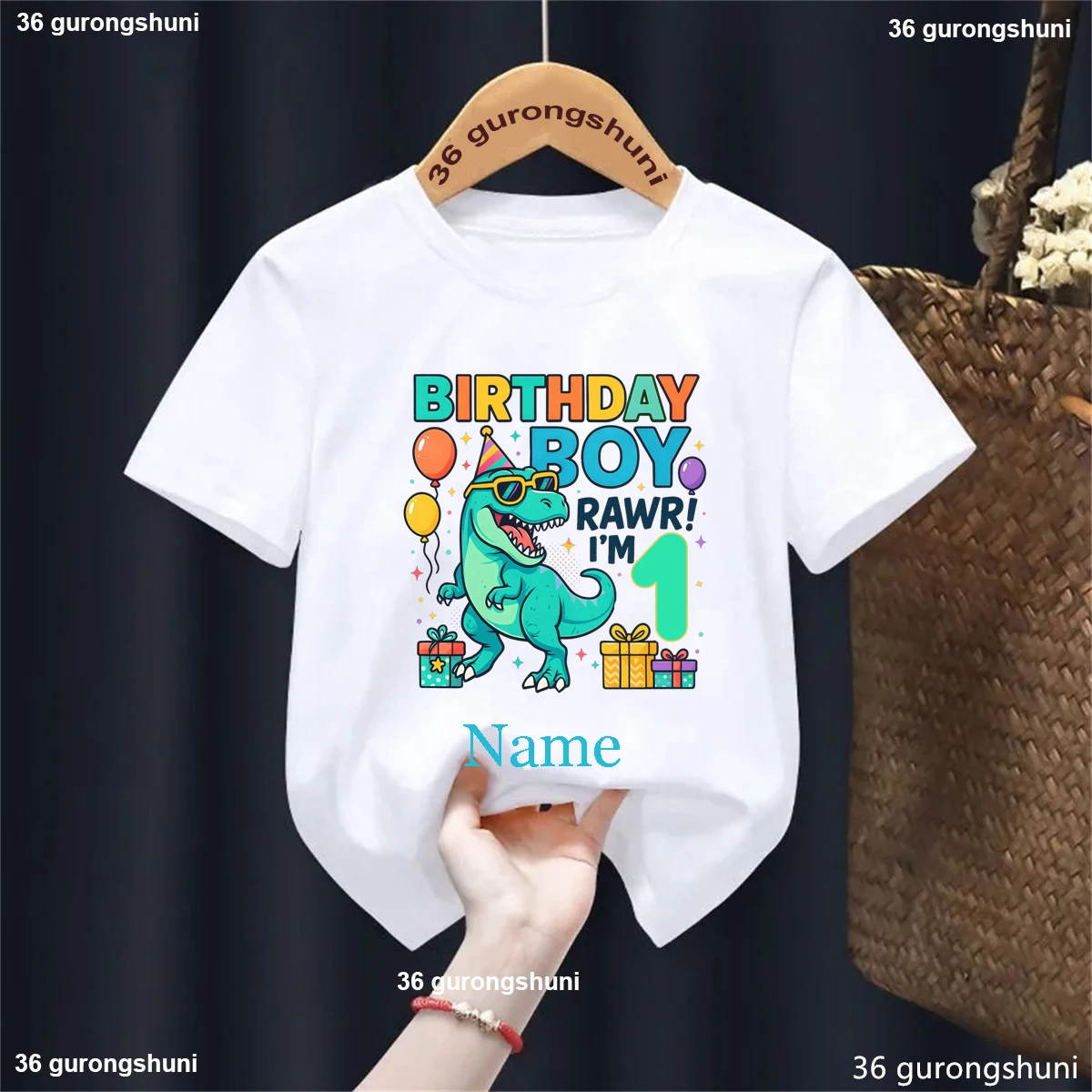 Customized Name Birthday Boy T-Shirt 