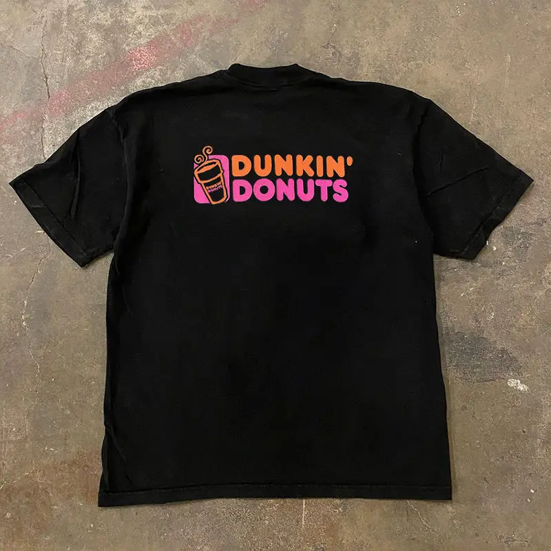 

Summer American men's t-shirt loose new men's t-shirt round neck short sleeve men's and women y2k emo style ins short-sleeved T