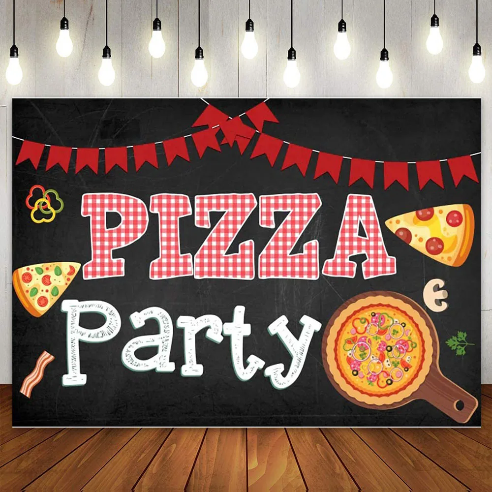 Pizza Snacks Italian Style Shop Restaurant Pizza Theme Happy Birthday Photo Photography Studio Portrait Decoration Background