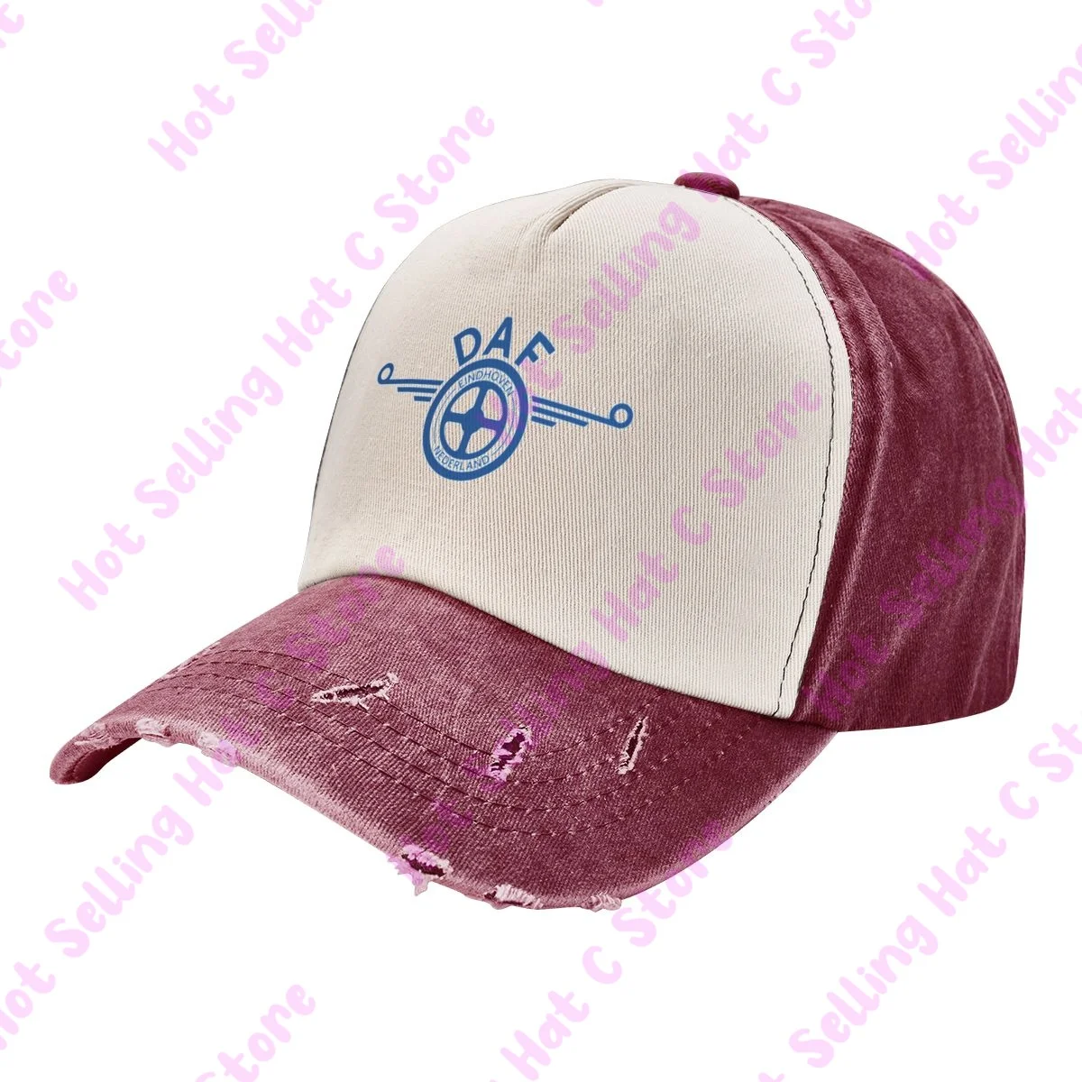 DAF-Emblemas Boné de beisebol, ajustável Dad Hat, Chapéu de cowboy, Designer Chapéus, Sombra Esporte Hip Hop Bonés, Verão