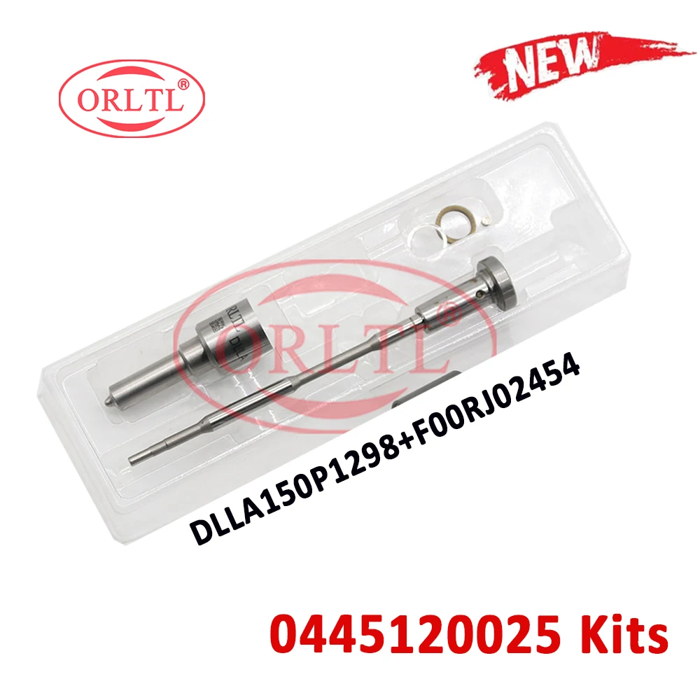 ORLTL Fuel Injector Repair Kits DLLA150P1298 Nozzle 0433171813 Common Rail Control Valve F00RJ02454 For 0445120025