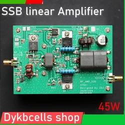 3-28Mhz 45W Ssb AM Linear Power Amplifier Shortwave CW FM RF Power Amplifier FOR Transceiver HF Radio HAM 13.56M RFID Signal