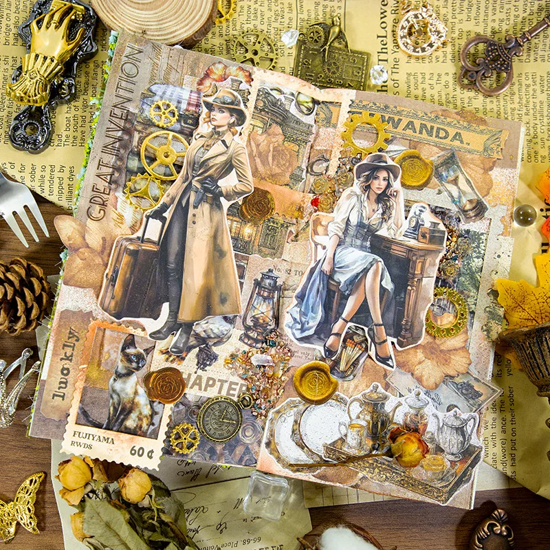 

20pcs European Scenic Spots, Landscape Stickers, Booklet Material, Pet Travel Diary Decoration, Creative Booklet Stickers, Book