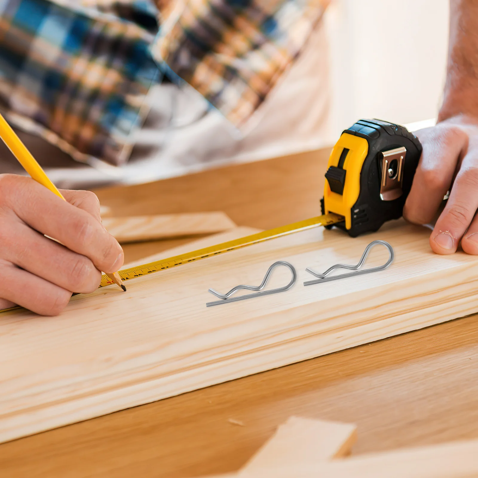 20 stücke Elastische Split Pin M1,6X32 Mm Edelstahl Doppel Schleife Anhänger Hitch Pin Clip Für Traktoren Lkw Mäher R Clips Frühling