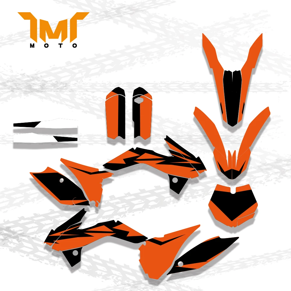 

TMT New Motorcross Full Plastics Graphics Decals Stickers Kits For KTM 85 sx 85 2013 2014 2015 2016 2017