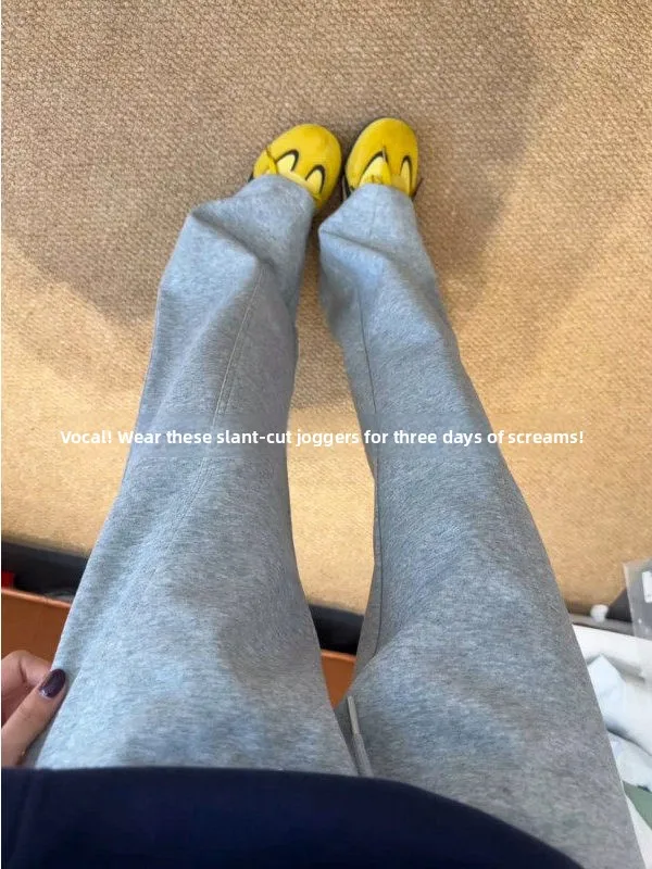 

Cleanfit American Sle ey Flared Casual Sports Pants for Men Heavyweight Autumn Winter Trendy Brand Straight Leg Trousers