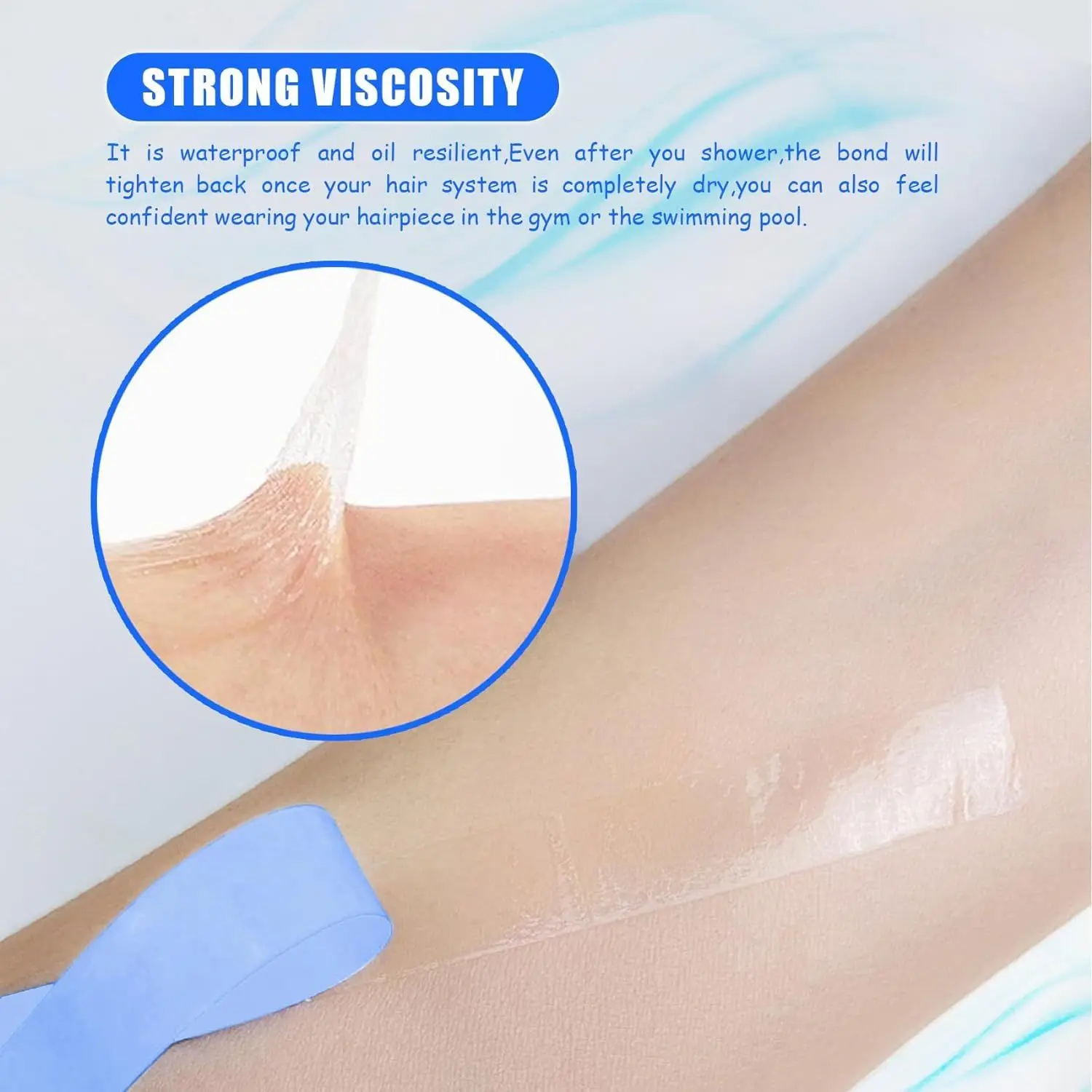 الترا عقد لاصق الدانتيل الباروكة الشريط 3 ياردة/لفة سعر الجملة أفضل نوعية الدانتيل الباروكة الغراء نظام الشعر الشريط للشعر المستعار والشعر المستعار