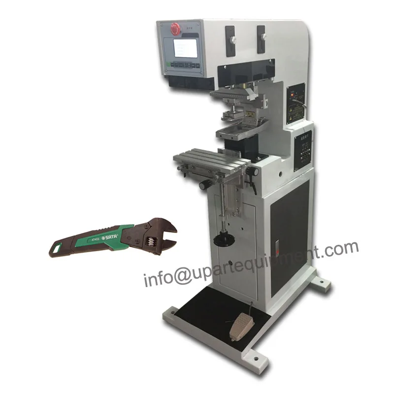 Auto Pliers Pad Printing Machine One Color Open Inkwell Tampon Printing Machine Label Pad Printer