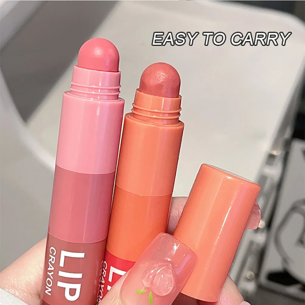 Gege Bear 4 in 1 Velvet Matte Crayon Lipstick Super Stay Makeup Pink Red Long Wear Waterpoof Non-Stick Cup Tiny Lip Stick