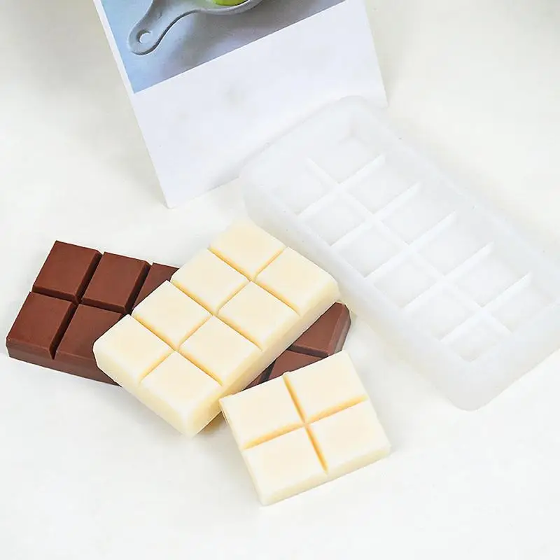 Small Silicone Ice Molds Non-Stick Chocolate Mold Silicone Food-Grade Candy Molds Deep Cube Baking Molds Rectangle Easy Release