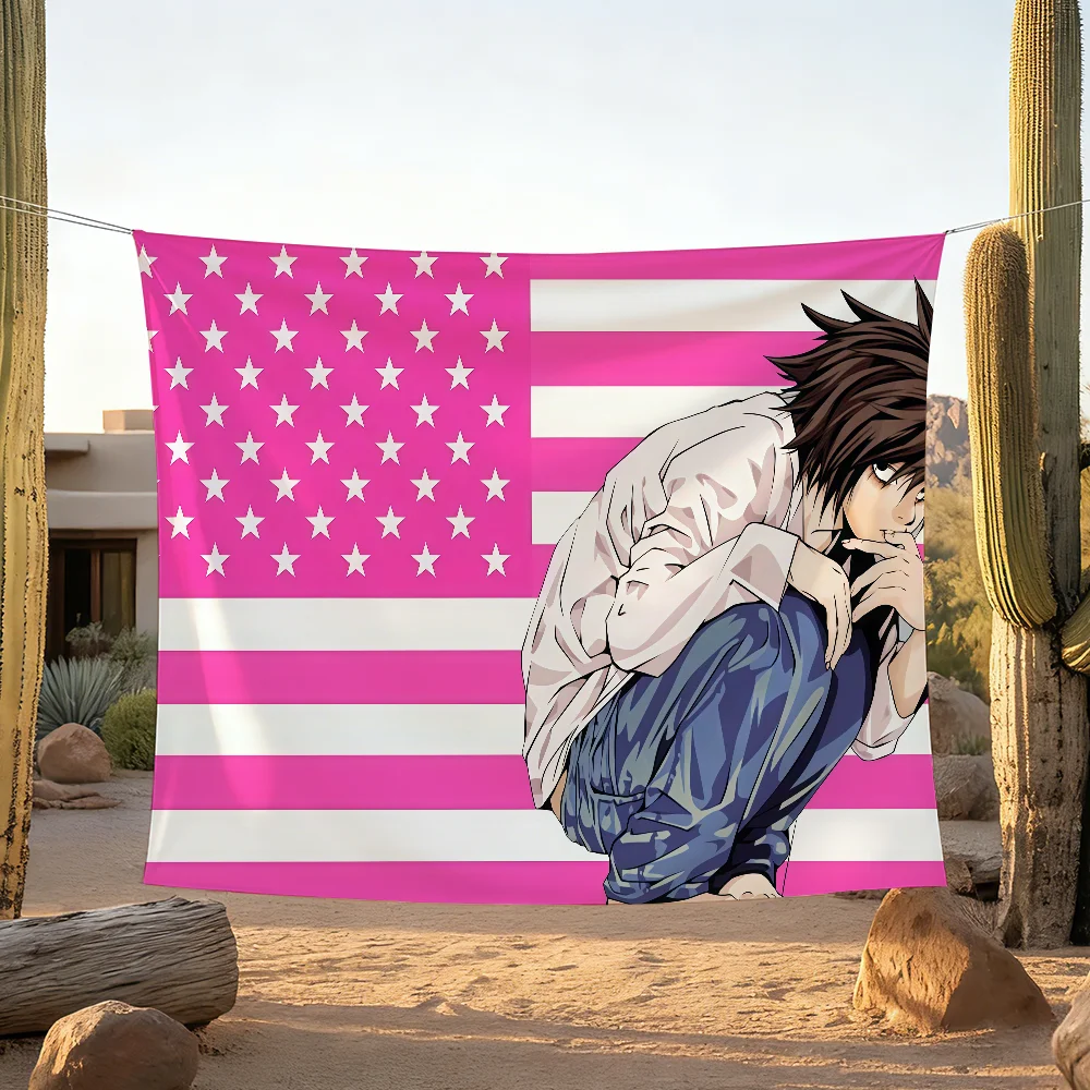 Anime D-Death N-Note flag For  - Outdoor Camping Anime recension och pris