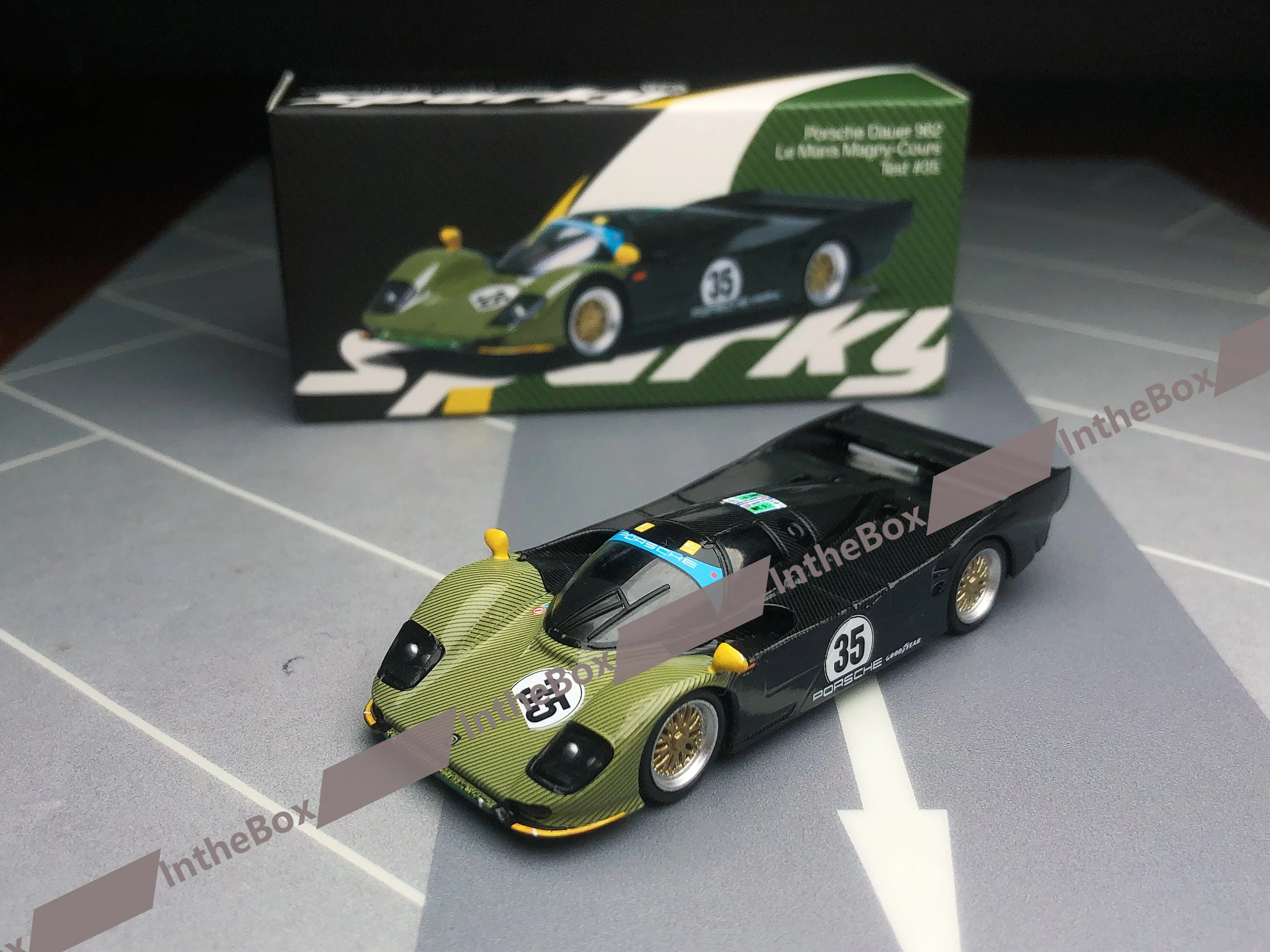 Sparky 1/64 Dauer 962 Le Mans Magry Cours Test #35  HONG KONG TOYCAR SALON 2024 Exclusive Diecast Model Car Collection Limited E