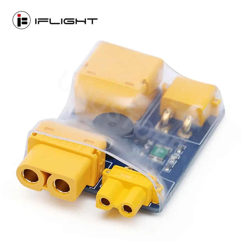 IFlight XT30/XT60 สมาร์ทควันฟิวส์ทดสอบความปลอดภัยปลั๊กป้องกันการลัดวงจรปลั๊กสําหรับ FPV Racing Drone รุ่น RC