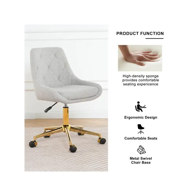 كرسي طعام حديث من القماش المخملي مع أرجل مطلية بالذهب، ناعم ومريح، ارتفاع قابل للتعديل، سهل الحركة، #2