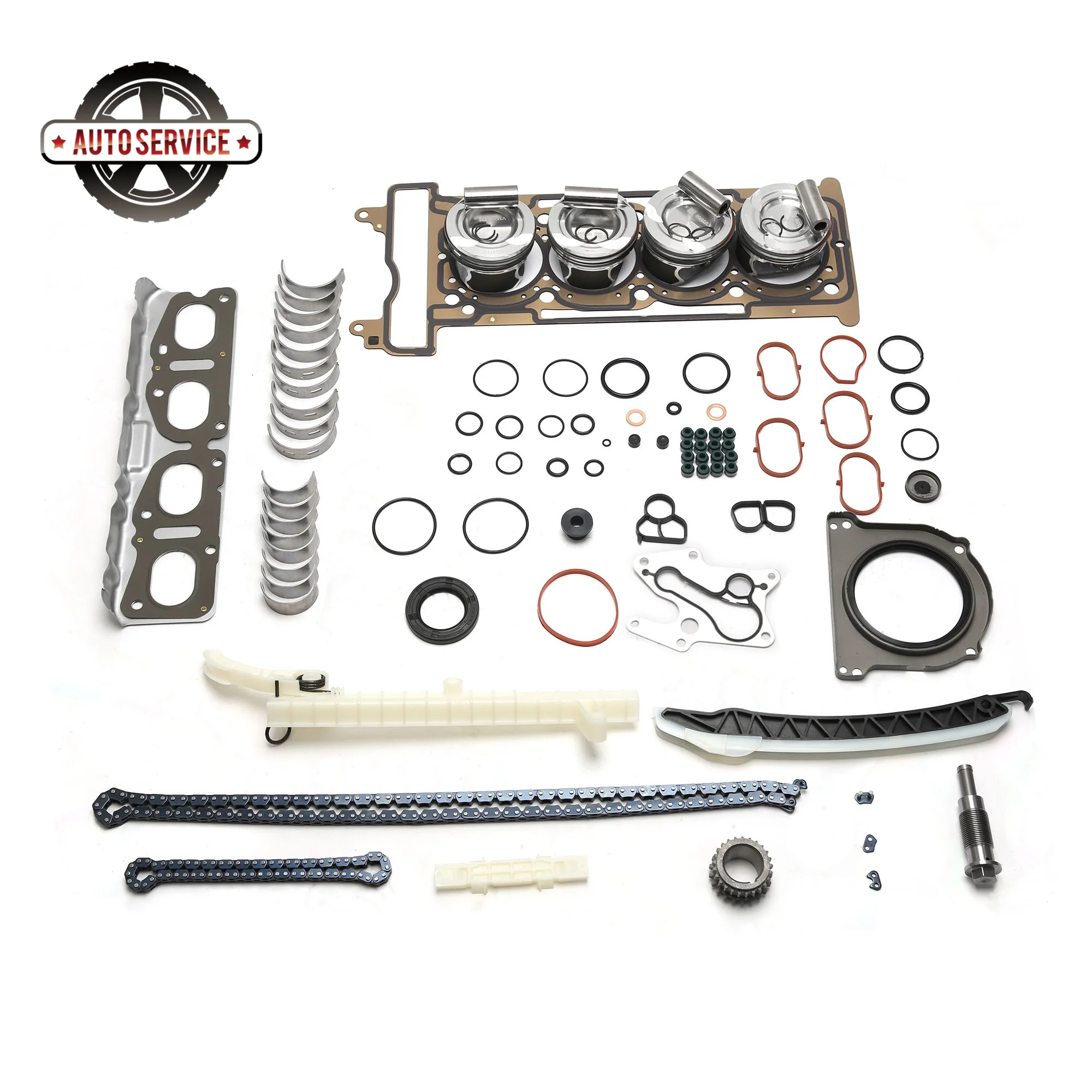 Engine Rebuild Kit Piston enlargement 0.50 Fit For BENZ C-CLASS Coupe T-Model W204 W205 C160 C180 R172 SLC M 274.910 A2740302317