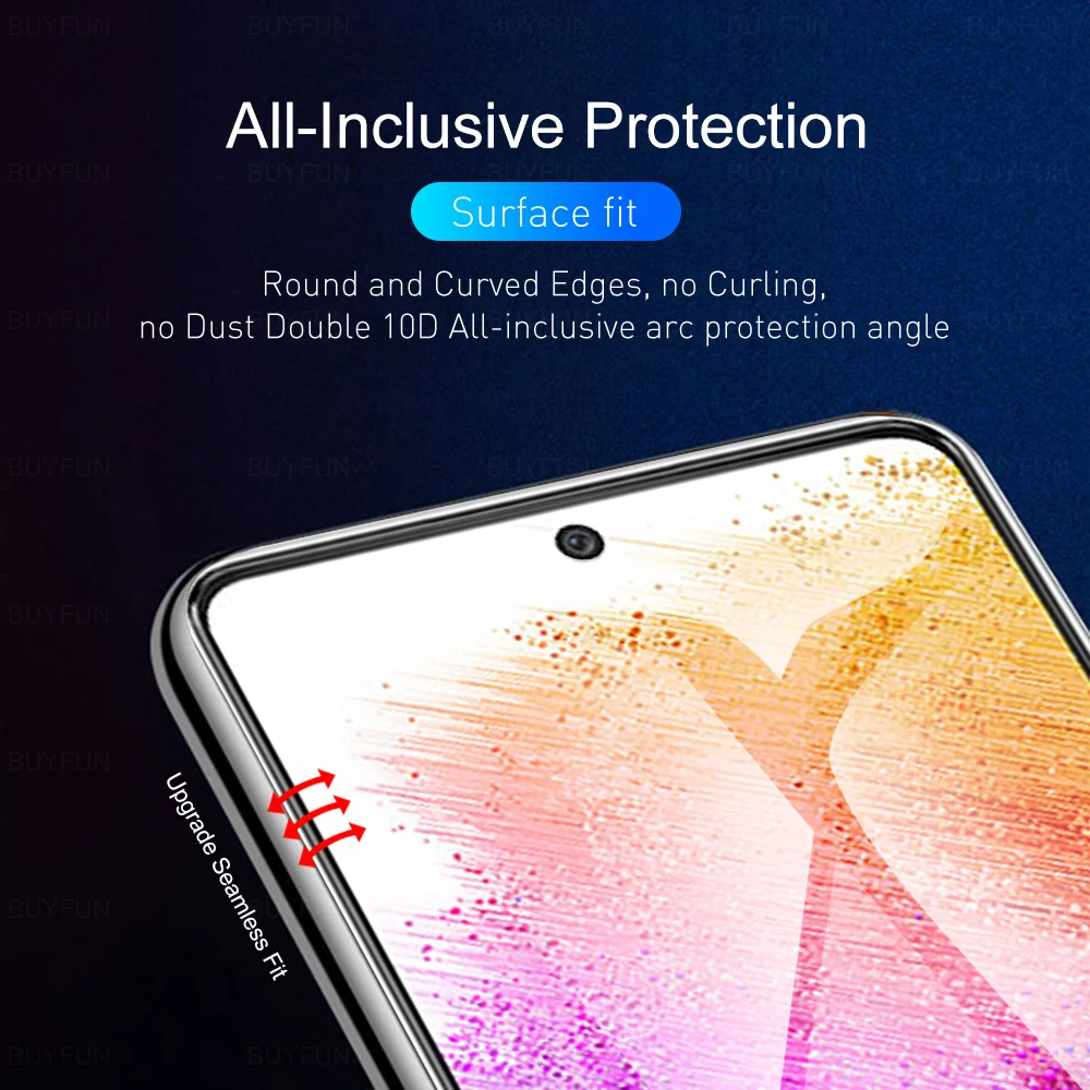 3PCS ป้องกันฟิล์มสำหรับ Samsung Galaxy A73 5G 6.7 "ฟิล์ม Hydrogel Soft สำหรับ Samsung A73 Samsung A73 73a ป้องกันหน้าจอไม่ใช่แก้ว