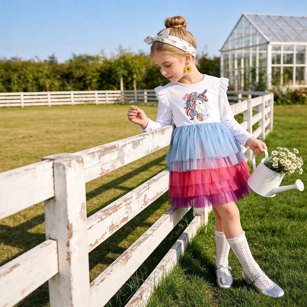 DXTON ชุดเดรสเค้กสำหรับเด็กผู้ - Baby Clothing Layers บทวิจารณ์และราคา