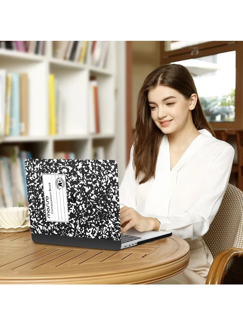 Étui pour ordinateur portable MOSISO pour MacBook Air 13 13,6 pouces A3240 A3113 A2681 MacBook Pro 14 M5 Coque rigide en plastique personnalisée