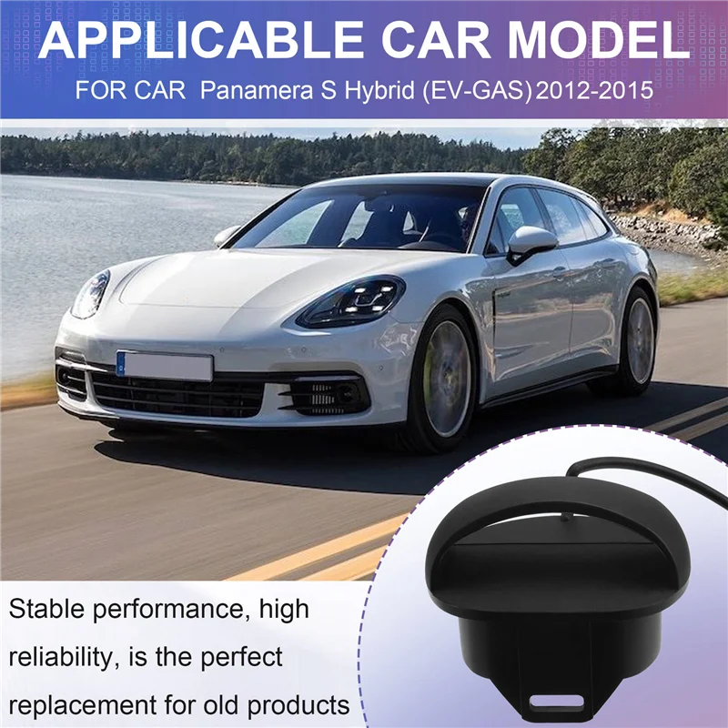 A11F-Car Battery Charging Cap Charging Socket Cover 7PP971904A For Porsche Panamera S Hybrid (EV-GAS) 2012-2015