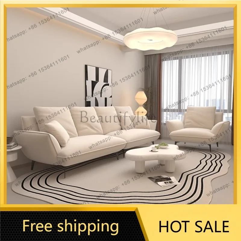 LDMinimalist Lounge Living Room Sofas Classic Double Floor Cushion Sofa Adults Relax Woonkamer Banken Home Furniture