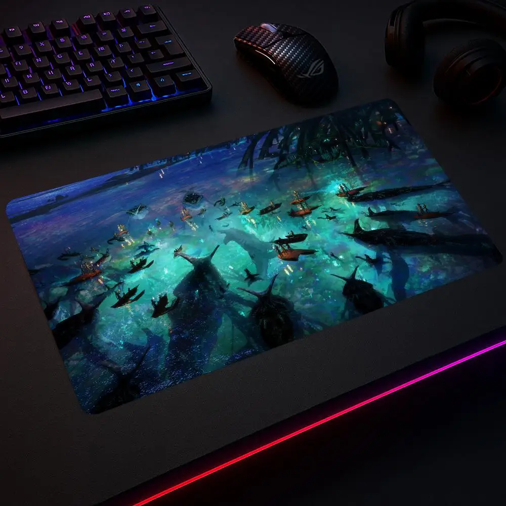 

Коврик для мыши Avatar Fire Ash, коврик для мыши, геймерская скоростная клавиатура, офисный нескользящий настольный коврик, 120x60 см, удлиненный ковер для ПК