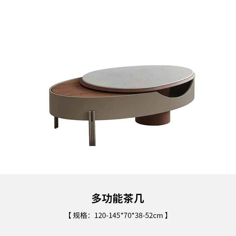 

Q Goose egg coffee table new living room household small apartment lifting and rotating creativity