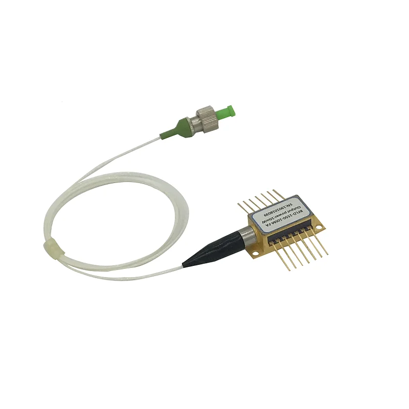 Customized laser tube 1550nm 10mW single mode fiber coupled DFB laser can be used as a light source module