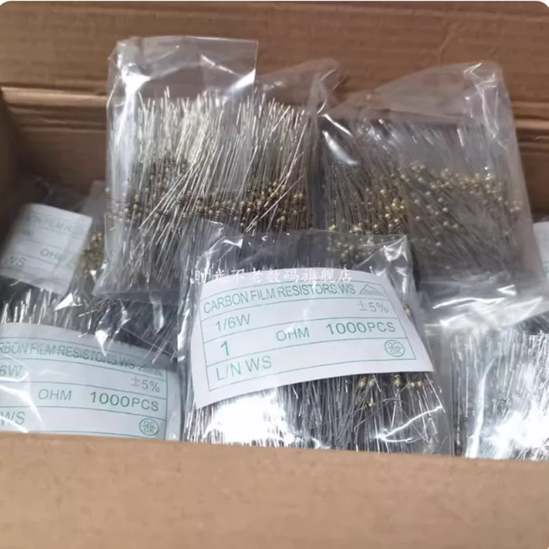 1000Pcs 1/6W Carbon…