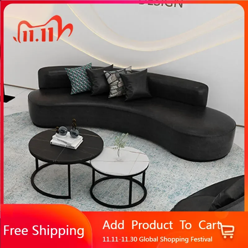 

Lounge Modern Living Room Sofas Lazy Sectional Couch Puffs Nordic Sofas Designer Relaxing Filling Divano Lounge Suite Furniture