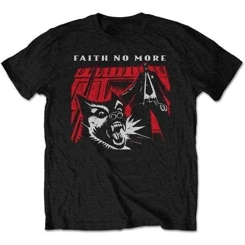 Faith No More Man & Dog Print T-Shirt Alternative Metal Band Tee Suitable for Both Men and Women